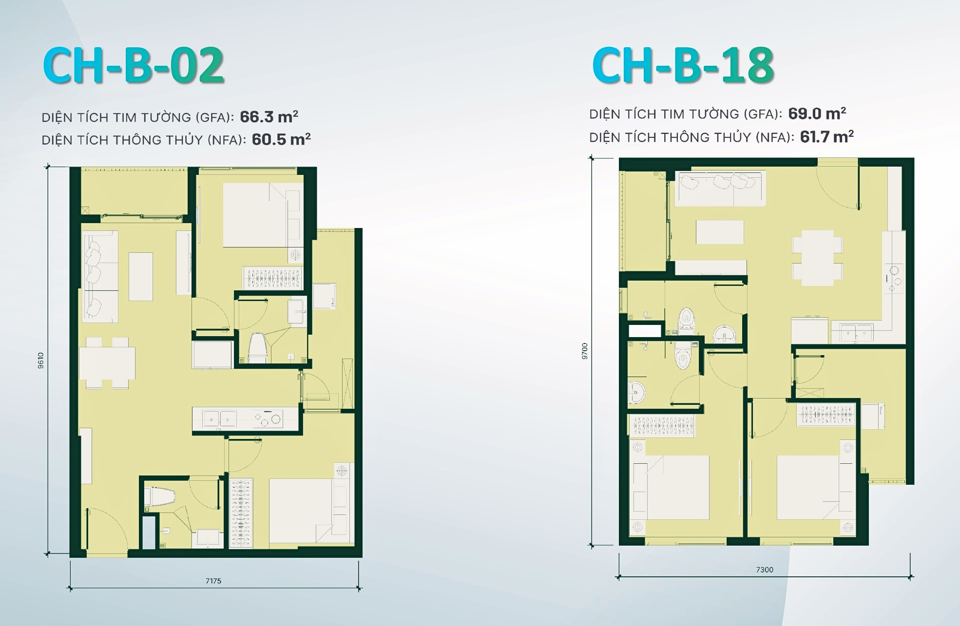 Căn 02pn Happy One Mori