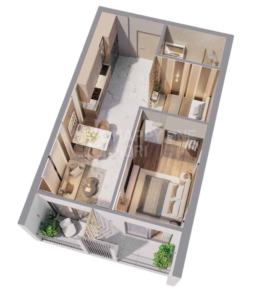 Căn B03_1pn Happy One Mori