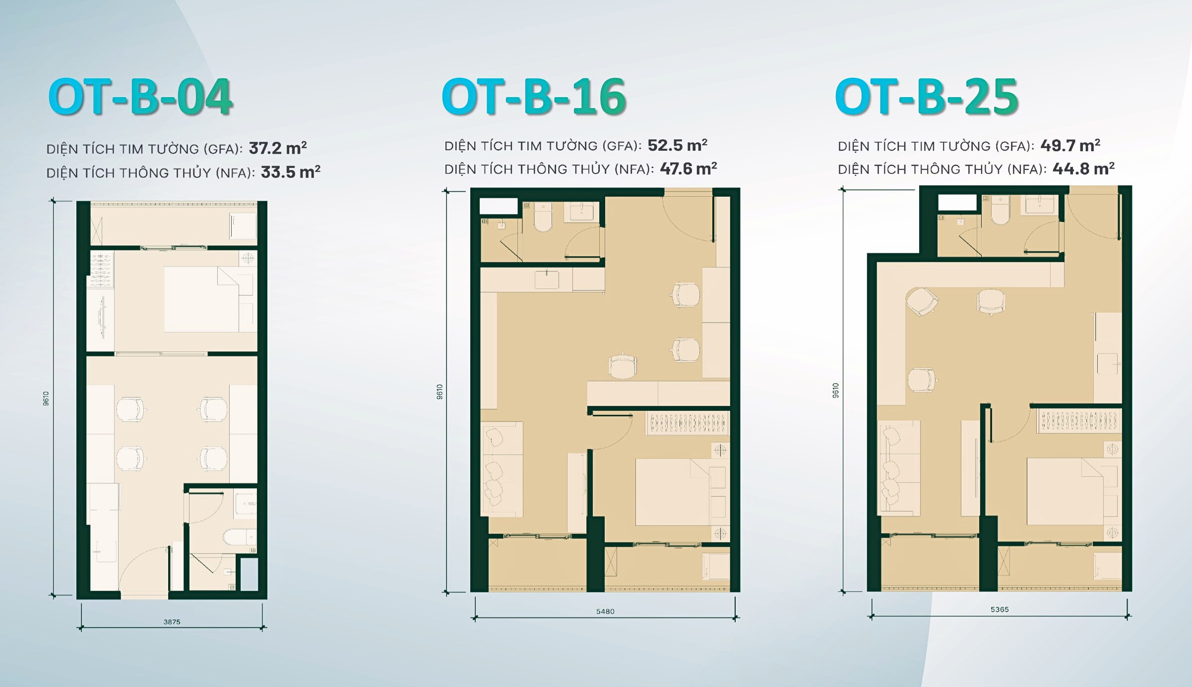 Căn Officetel Happy One Mori